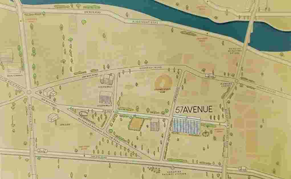 57 Avenue Mundhwa Pune Location Map